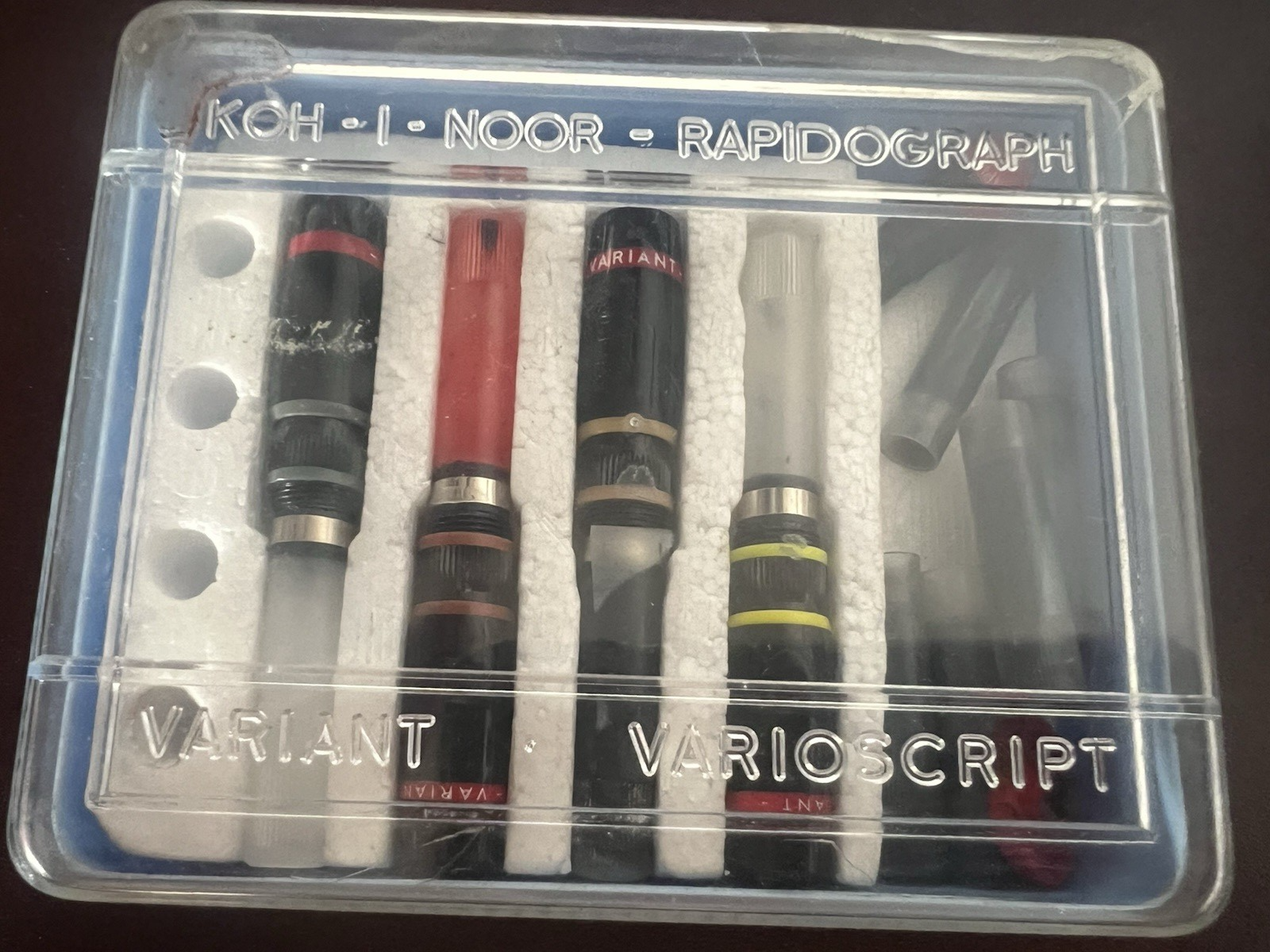 Rotring Stifte Koh-I-Noor Set Variant Varioscript Ausgleichsbehälter Vintage