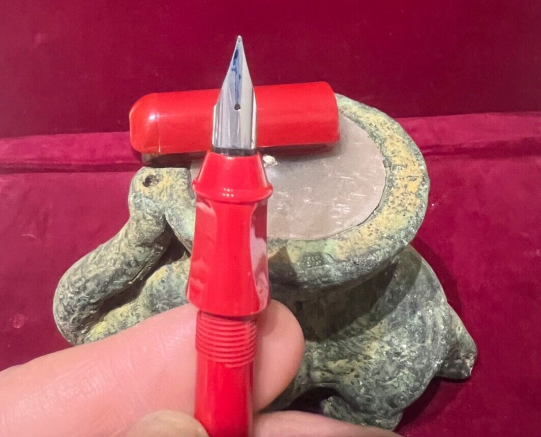 🔴 LAMY Füllfederhalter aus Holz, schreibt einwandfrei, seltenes Vintage-Modell 