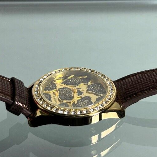 🔴 GUESS orologio donna movimento al quarzo funzionante animal W0056L scatola