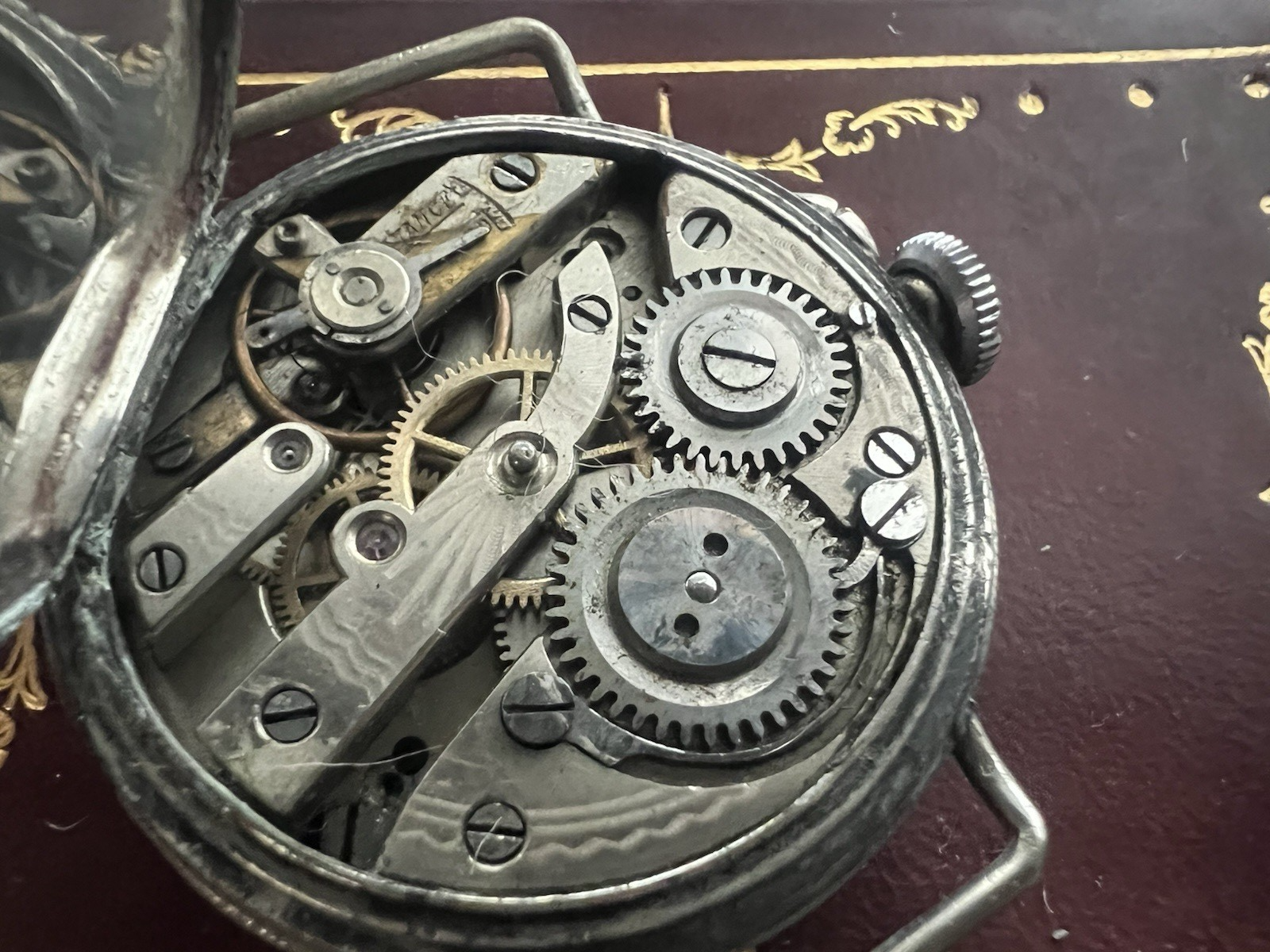 Armbanduhr Silber 800 Frauen Handgelenk Zylinderkopf 22 Zum Überarbeiten Teile 