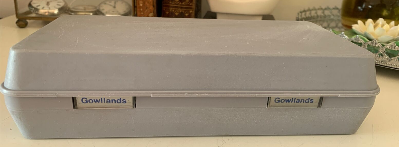 🔴 GOWLLANDS OPHTHALMOSKOP, VINTAGE MEDIZINISCHER DIAGNOSESET MIT ETUI 