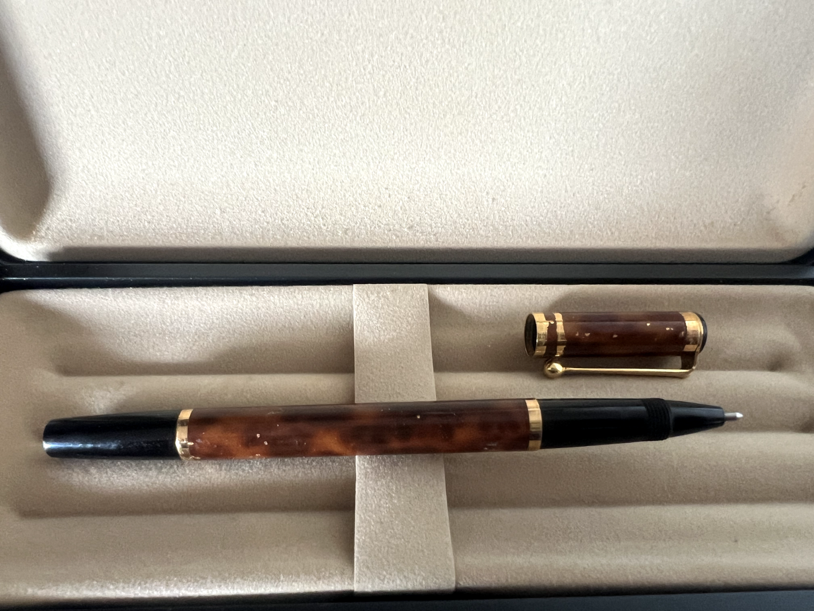 WATERMAN Bolígrafo Laca Marmoleada Escribe Vintage