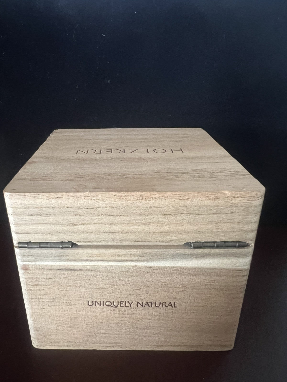 HOLZKERN Boîte Montre En Vrai Bois Avec Coussin Et Garantie