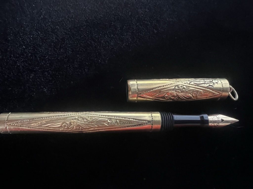 🔴 Penna stilografica OTTOMANA IMPERIALE sultano Abdulhamid II antica