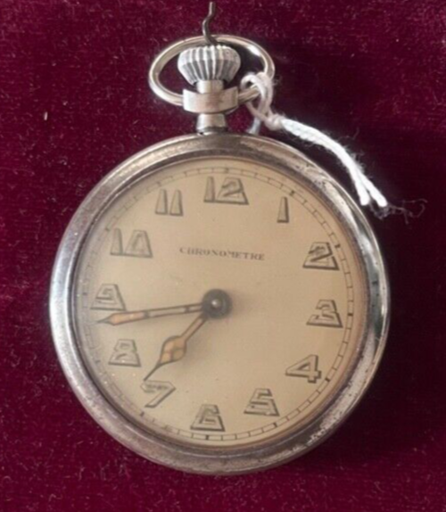 🔴 CHRONOMETRE orologio tasca uomo carica manuale da revisionare parti