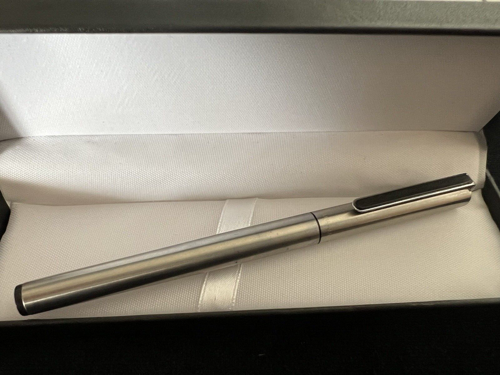 🔴 PELIKAN penna stilografica AG AIRPEN cromata cartuccia SCRIVE vintage