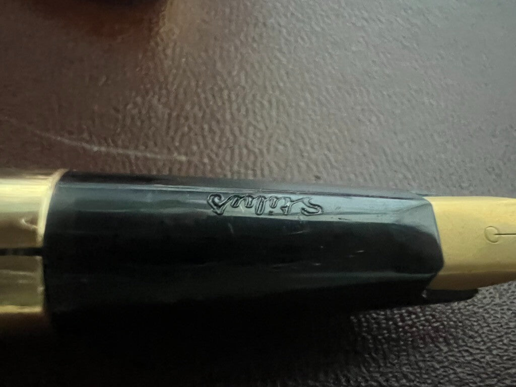 Stilus Stylo-Plume Stylo à Plume Laque Marbré Orange Stylo Plume F Vintage