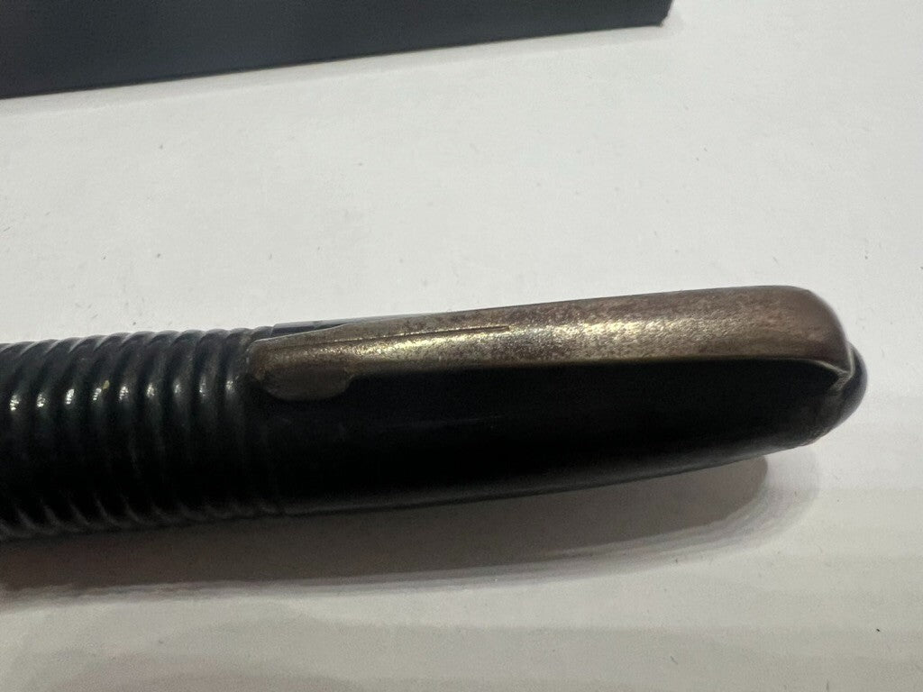 Liberty Stylo-Plume Stylo à Plume Noire Avec Bouton de Bas Écrit Vintage 1950