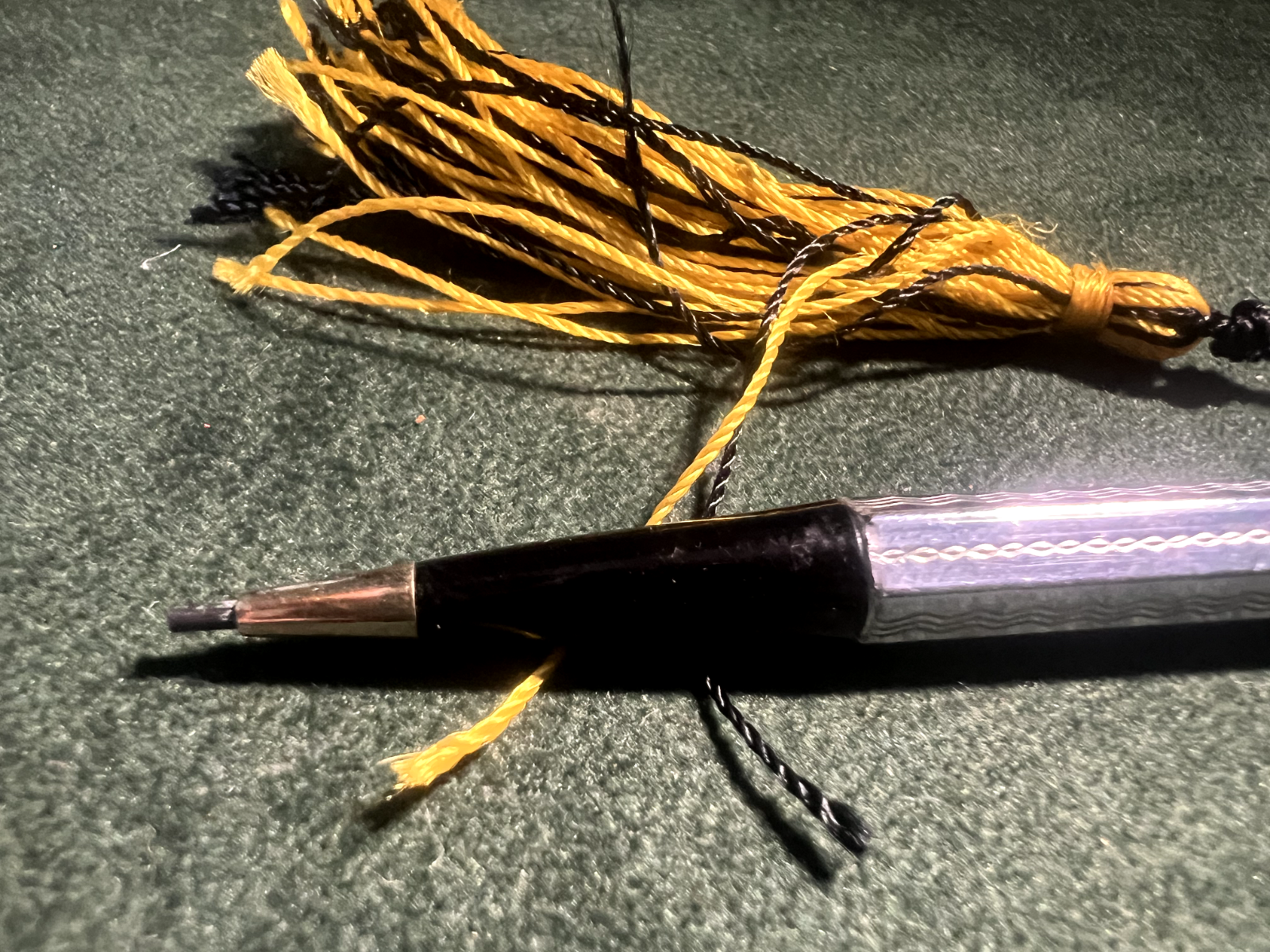 🔴 Matita meccanica portamine cromata cesellata guillochè scrive vintage