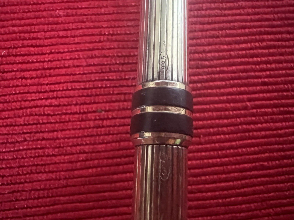 Aurora Stylo-Plume Sphère Marco Polo Argent 925 Doré Vernis Marron 9 