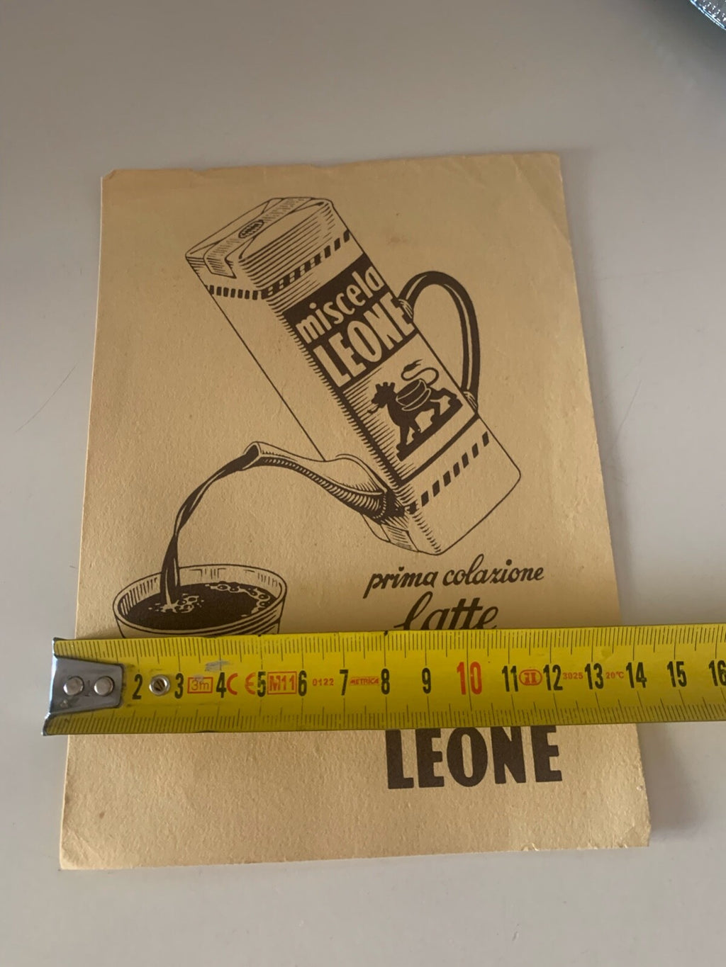 Publicité Copies Papier Mélange Lion Authentique D'Époque 