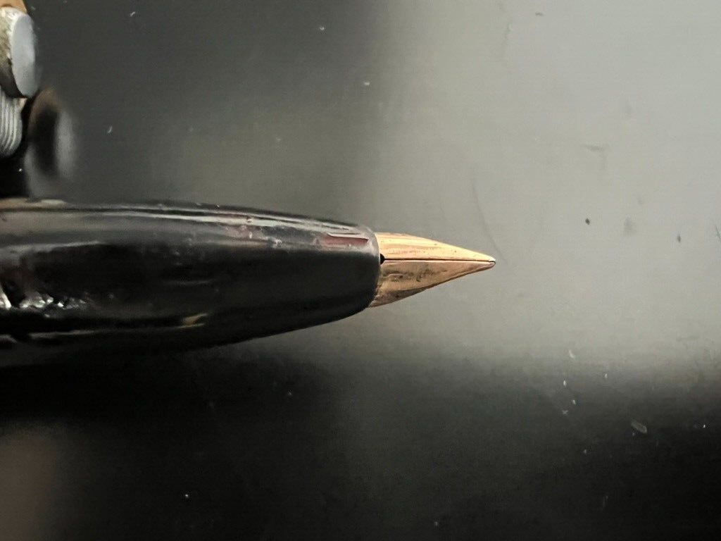 🔴 WATERMAN'S penna stilografica a leva gioiello uomo anni 1950 vintage SCRIVE