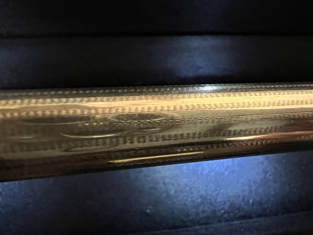 Ideal Stylo-Plume Stylo à Plume Rétractable Or 14 KT Fonctionne Vintage A