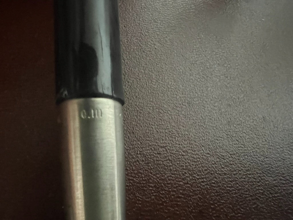 🔴 PARKER penna sfera Vector nero cromata pulsante a scatto scrive vintage