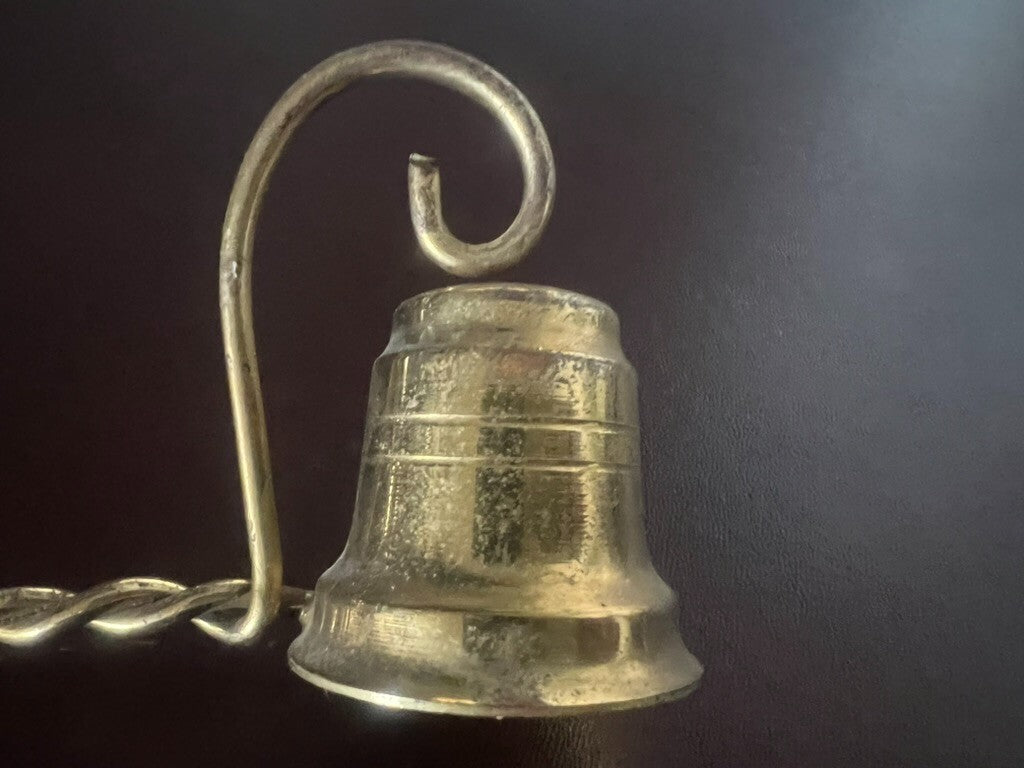 Snuffer Candle Mocciolo Vibration Candle Brass Unique Vintage