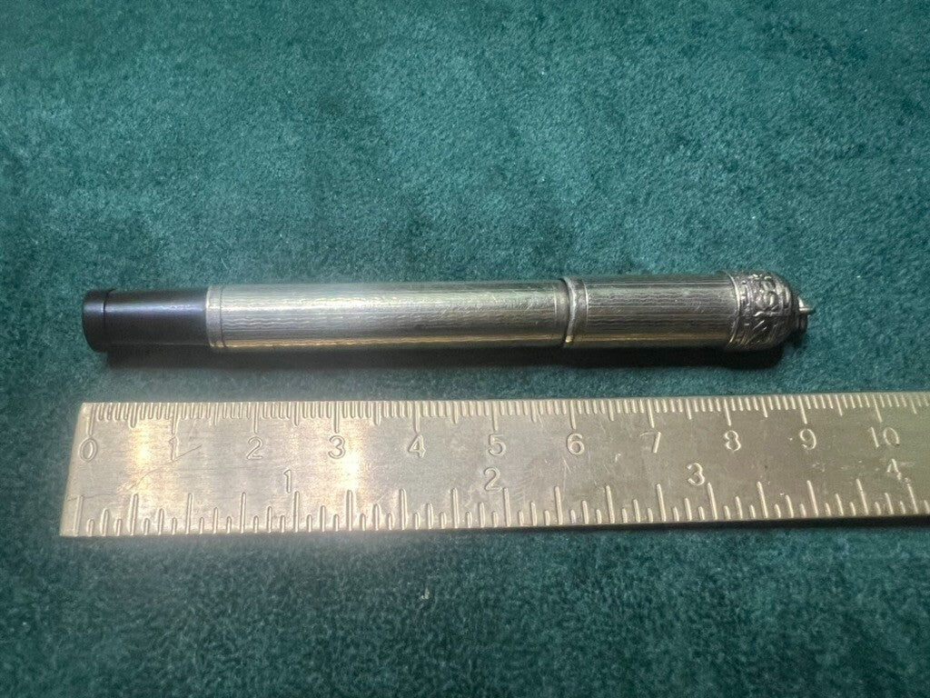 Standard-Füllfederhalter mit einziehbarer Goldfeder, funktionsfähig, Vintage 