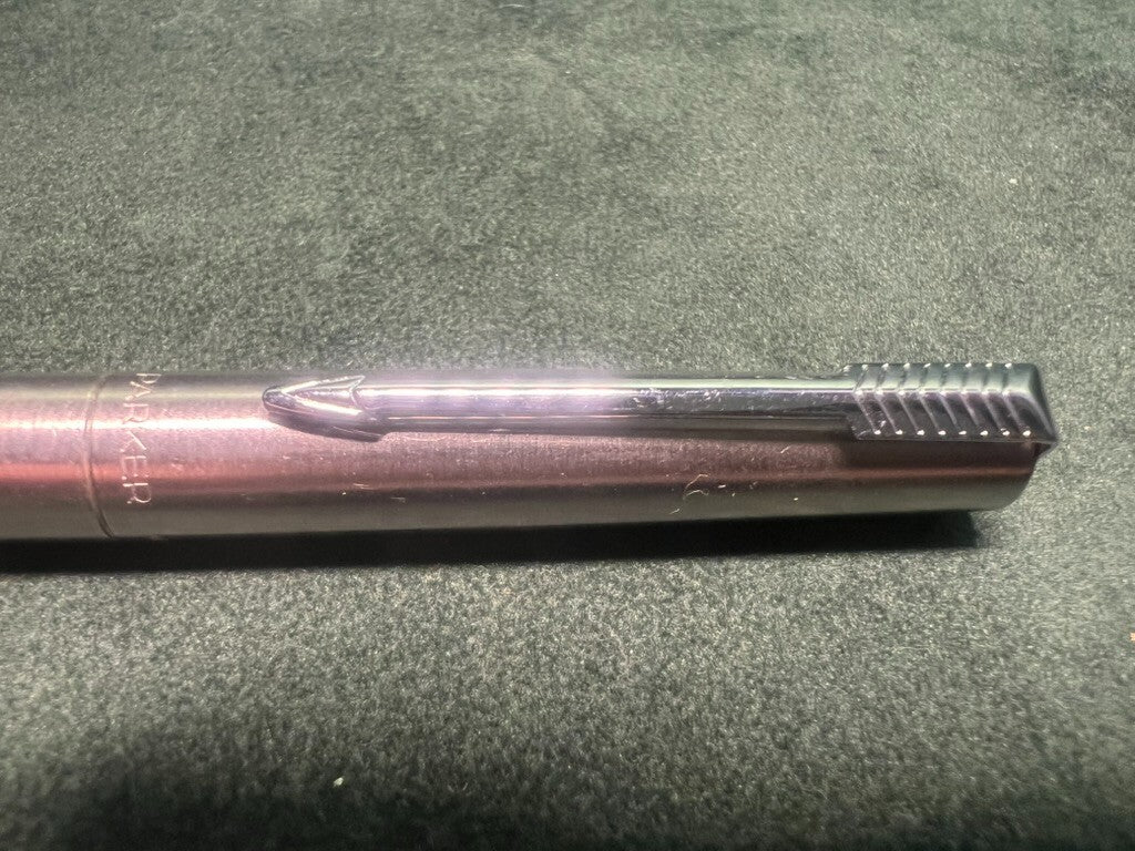 🔴 PARKER penna stilografica 15 cromata a cartuccia pennino 4 scrive garanzia