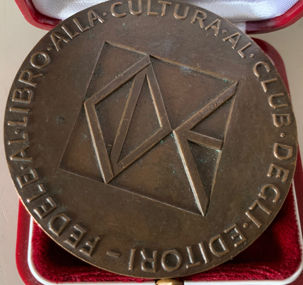 Grande Médaille de Bronze Club Des Editore Fidèle Au Livre 1960, Vintage