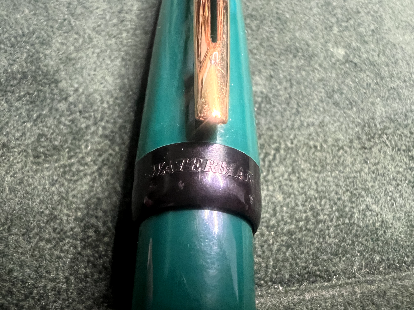 🔴 WATERMAN penna stilografica PHILEAS verde pennino F a cartuccia astuccio