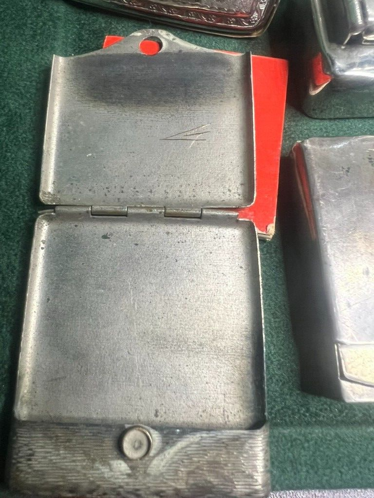 🔴 EVANS portasigarette porta fiammiferi cartine lotto 10 PEZZI vintage