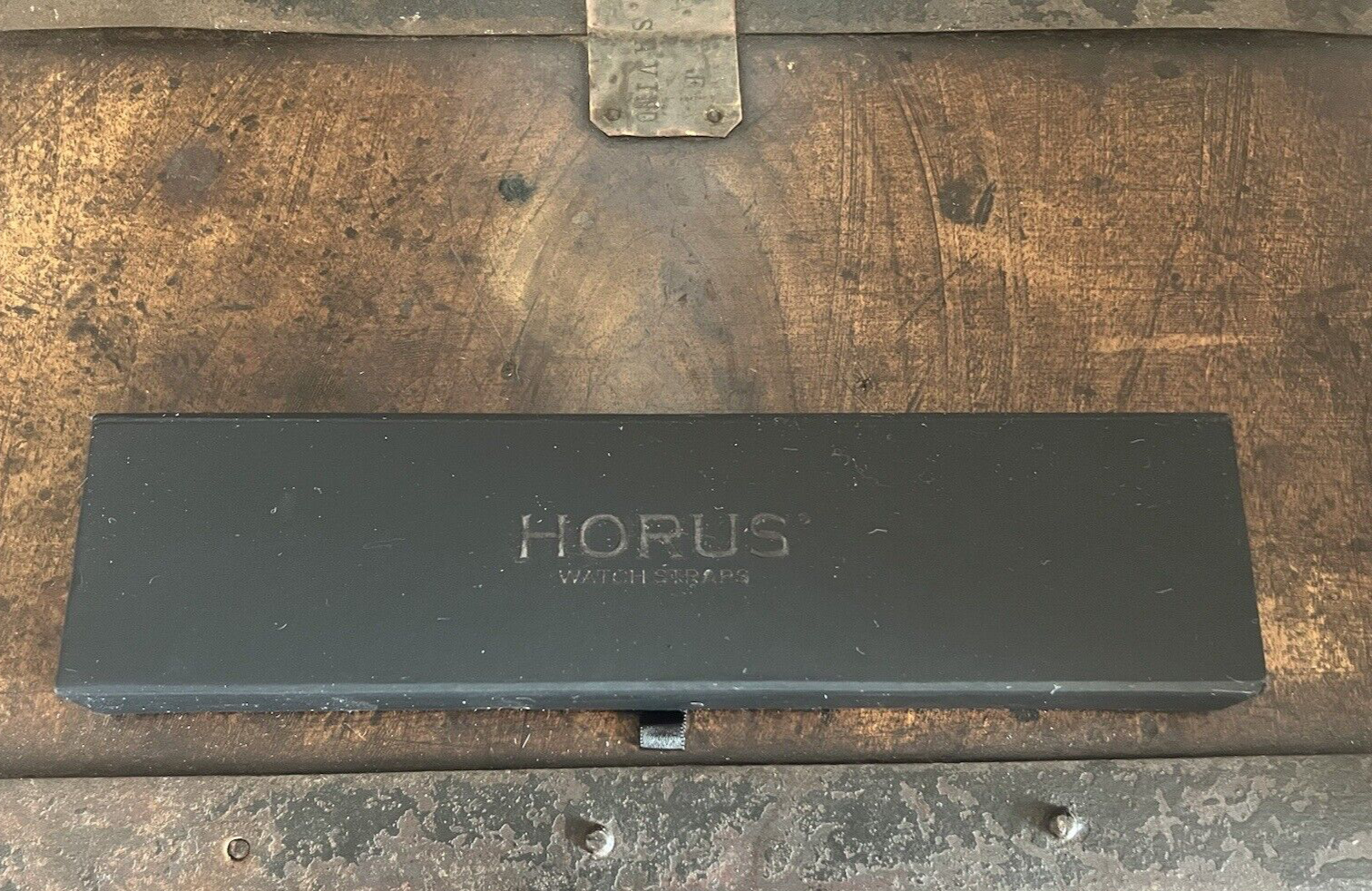 🔴 HORUS box scatola orologio uomo cofanetto custodia nera