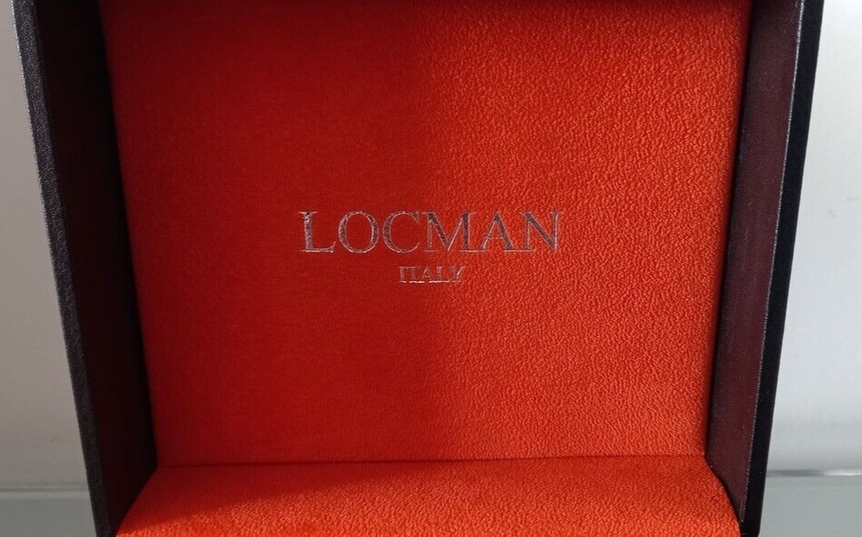 🔴 LOCMAN box scatola orologio cofanetto custodia grande 16x14 h 9 cm
