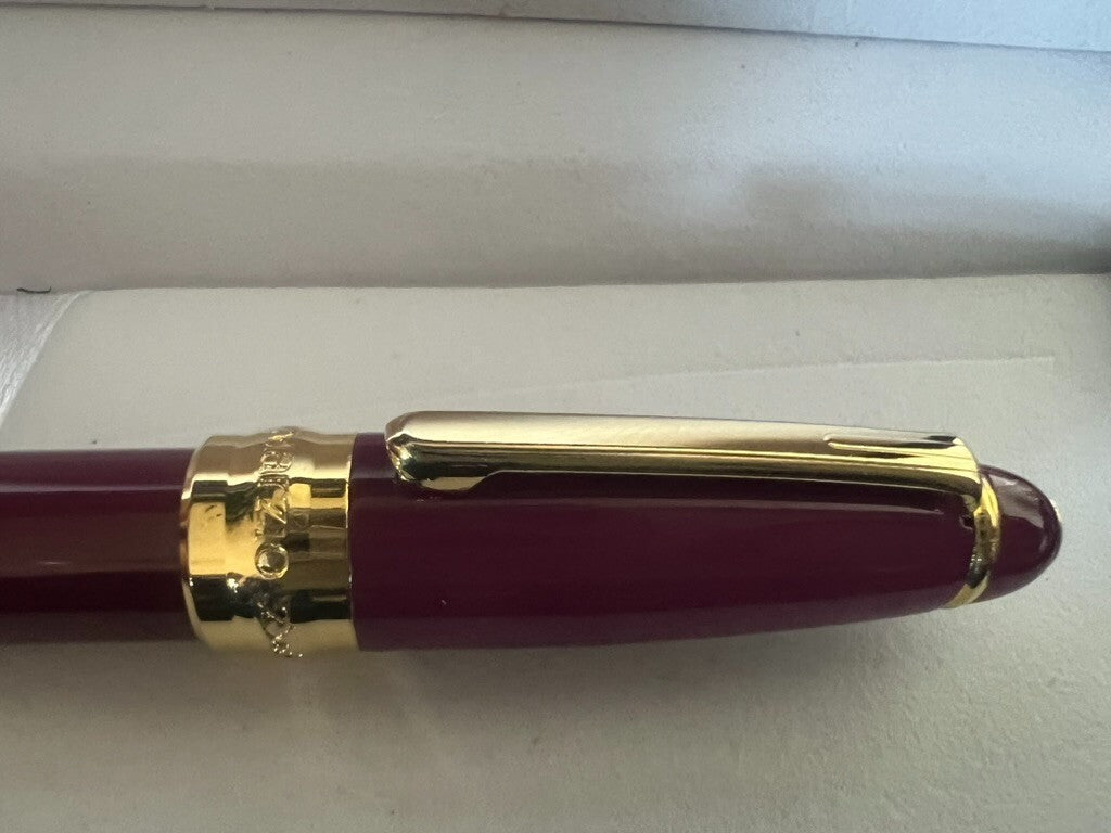 🔴 CAMPO MARZIO penna sfera mini lacca bordeaux scrive
