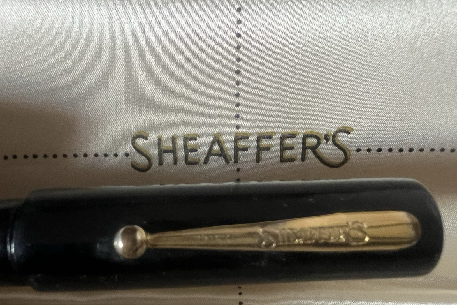 Sheaffer’S Stift Füllfederhalter Zelluloid Schwarz Hebel Vintage '30