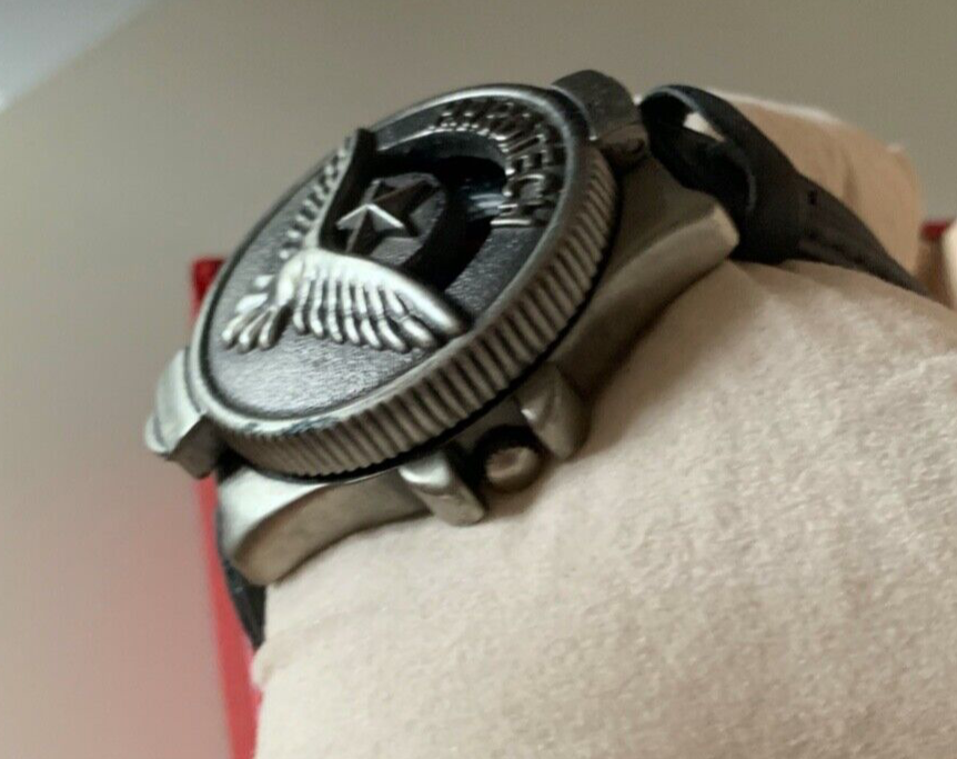 🔴 HEAVY METAL orologio uomo Hard tech collection e cartellino quarzo del 2000