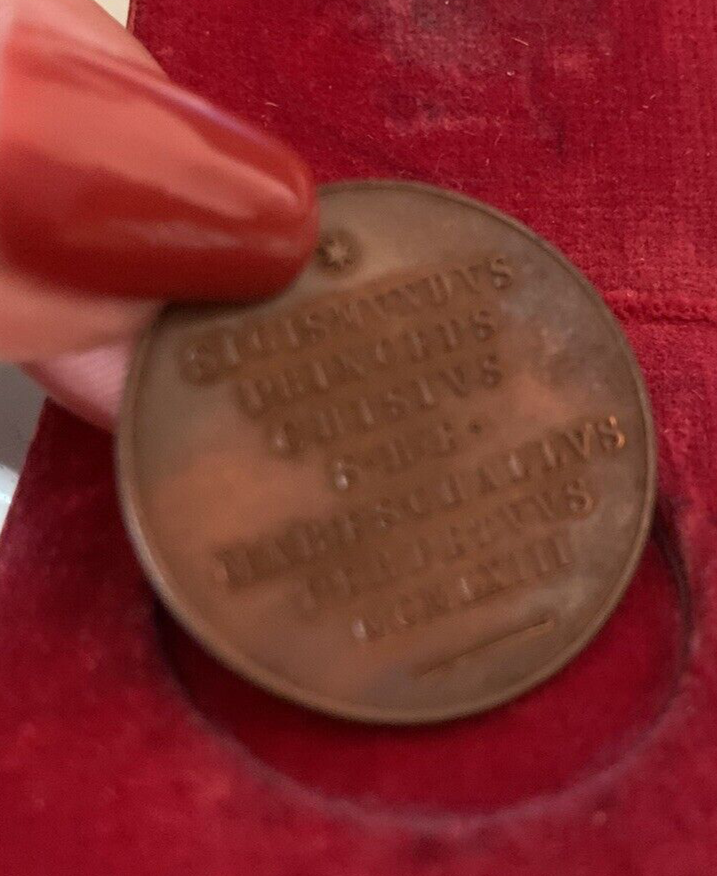 🔴 SIGISMONDO 1963 Bronzemedaille mit Schachtel FDC 