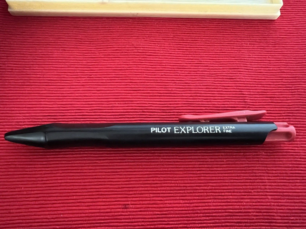 🔴 PILOT penna sfera EXPLORER nera matita meccanica THE SHAKER 0,5 vintage