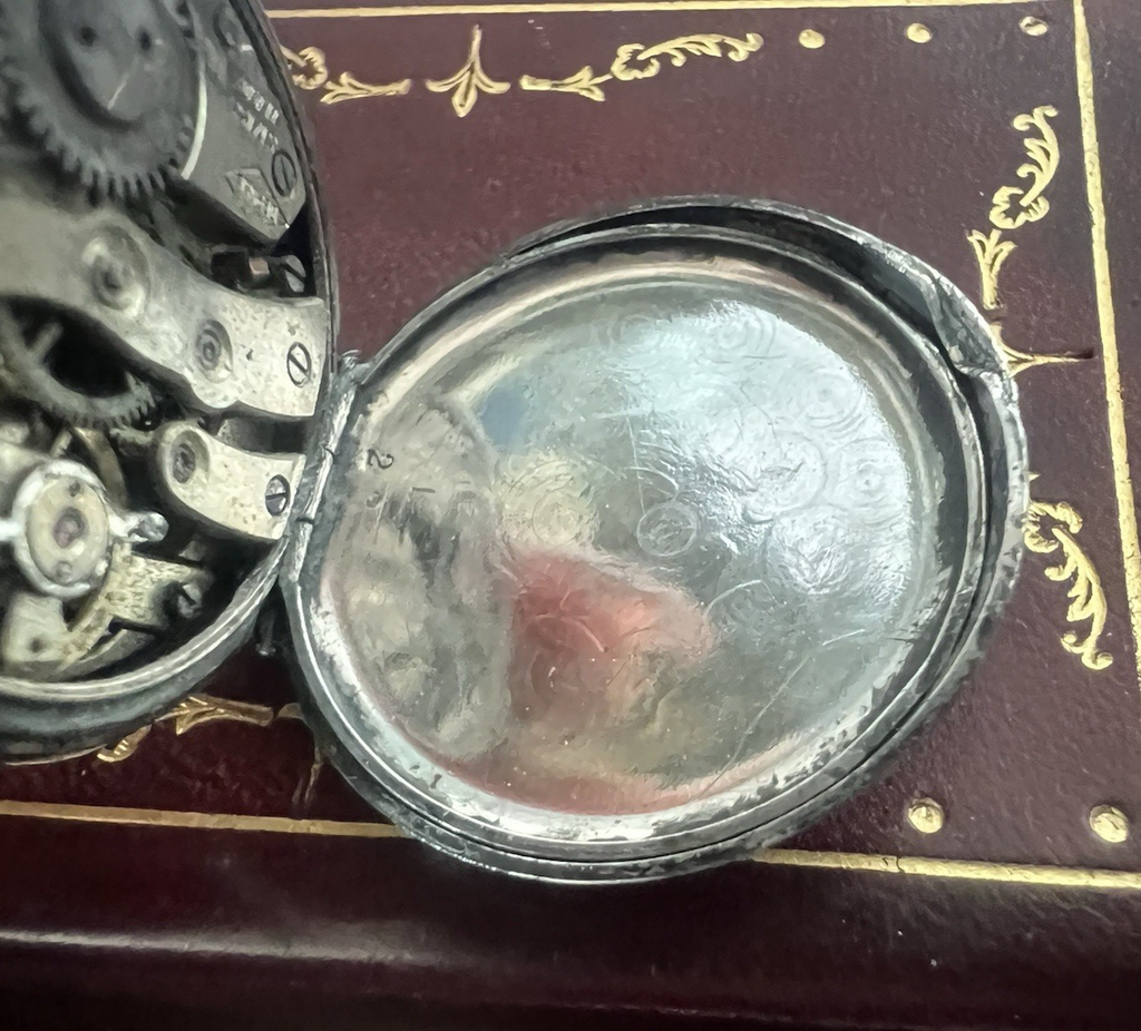 Taschenuhr Silber 800 Frauen Zum Überarbeiten Teile Vintage Remontoir 19