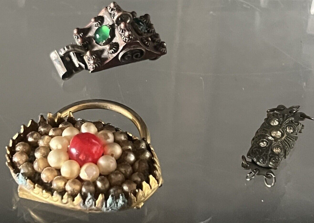 🔴 Chiusure collana moschettoni FERMAGLI lotto 71 pezzi anche vintage