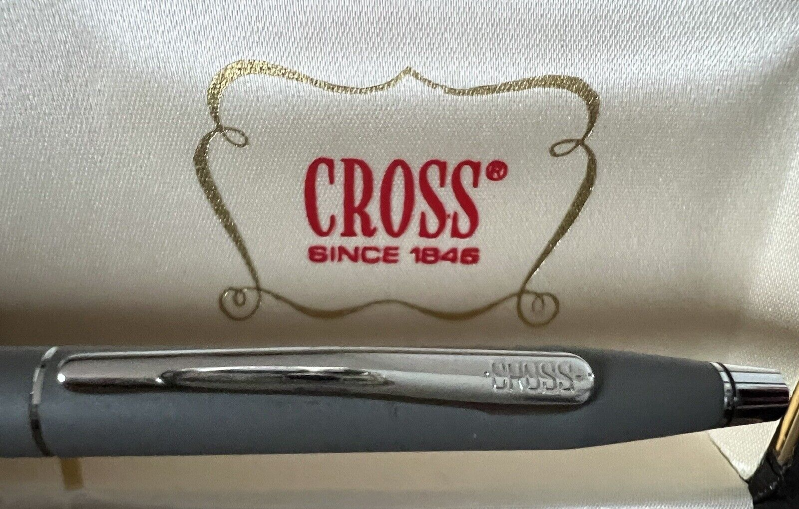 Cross Pen Sphere Lacquer Grey Classic Century Marking Box Instructions F