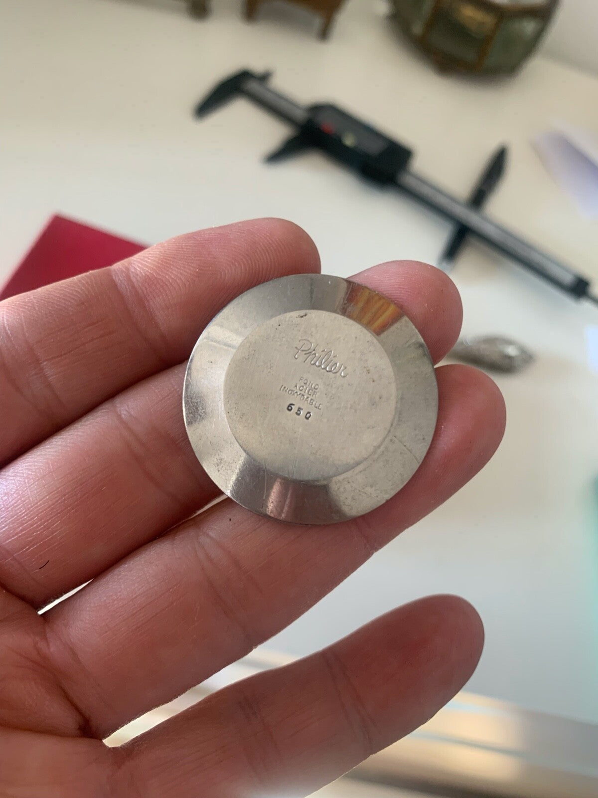 🔴 FONDELLO per orologio polso PHILIER vintage