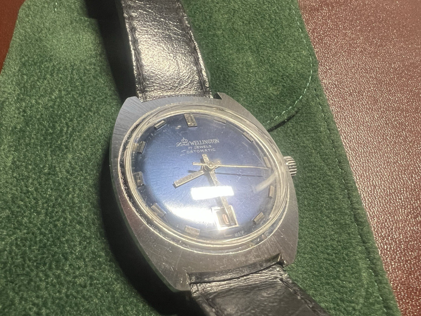 🔴 LORD WELLINGTON orologio uomo carica manuale Datomatic vintage