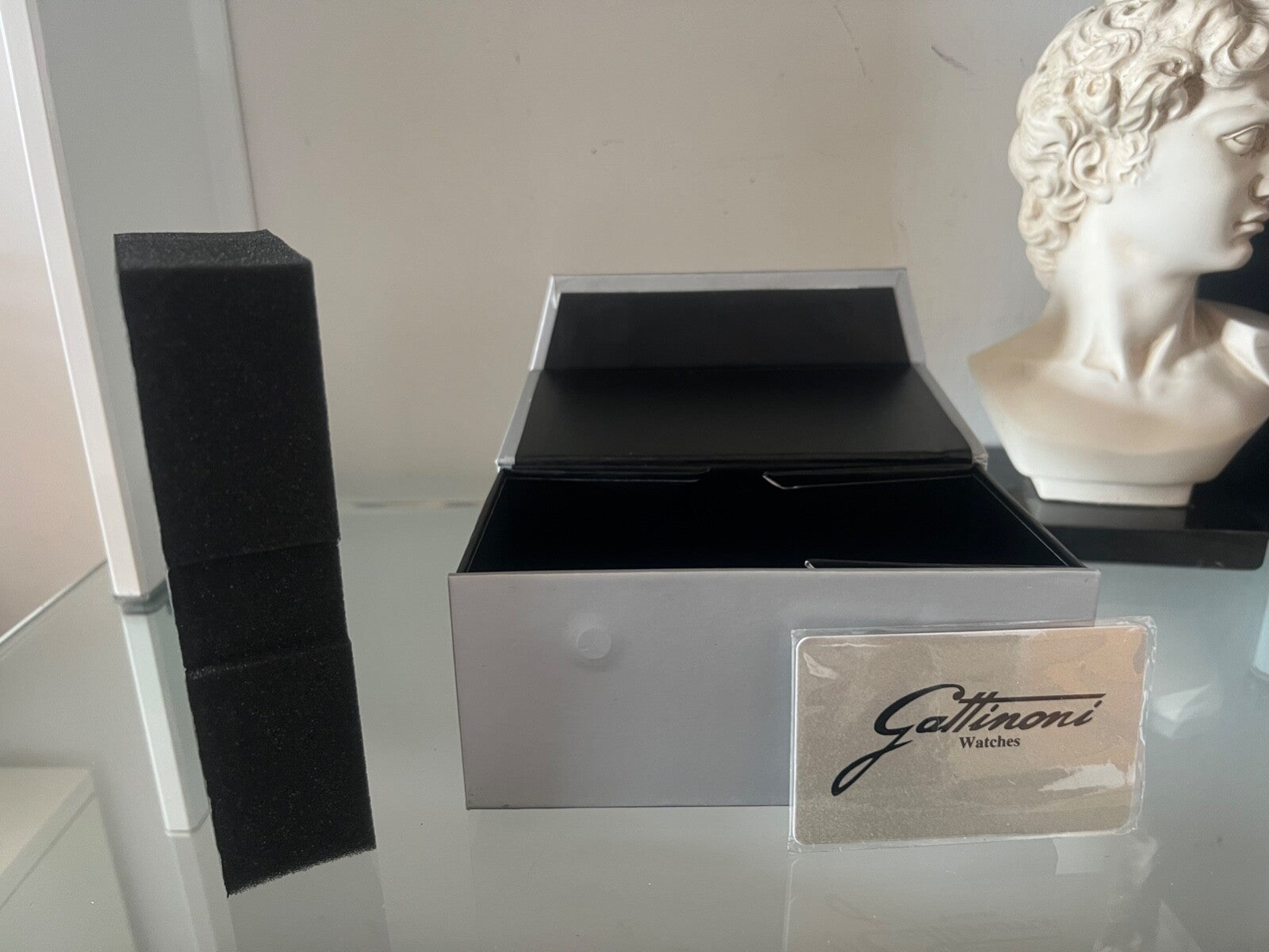 GATTINONI Boîtier Boîte Montre Coffret Housse avec Garantie