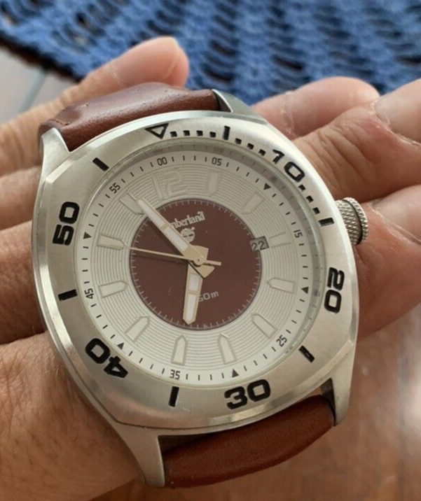 Timberland Montre Homme Mouvement Quartz, Résistant À L'Eau 50 MT, Vintage 