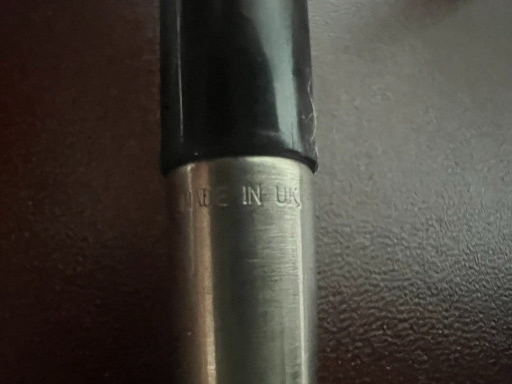 🔴 PARKER penna sfera Vector nero cromata pulsante a scatto scrive vintage