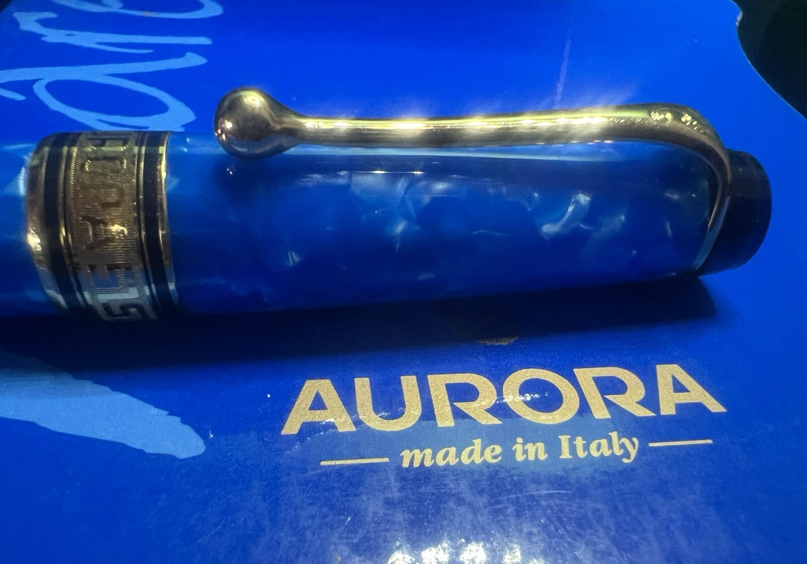 🔴 AURORA penna sfera Optima blu MARE auroloide Edizione Limitata numerata