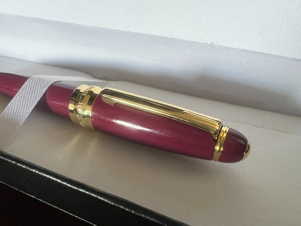 🔴 CAMPO MARZIO penna sfera mini lacca bordeaux scrive