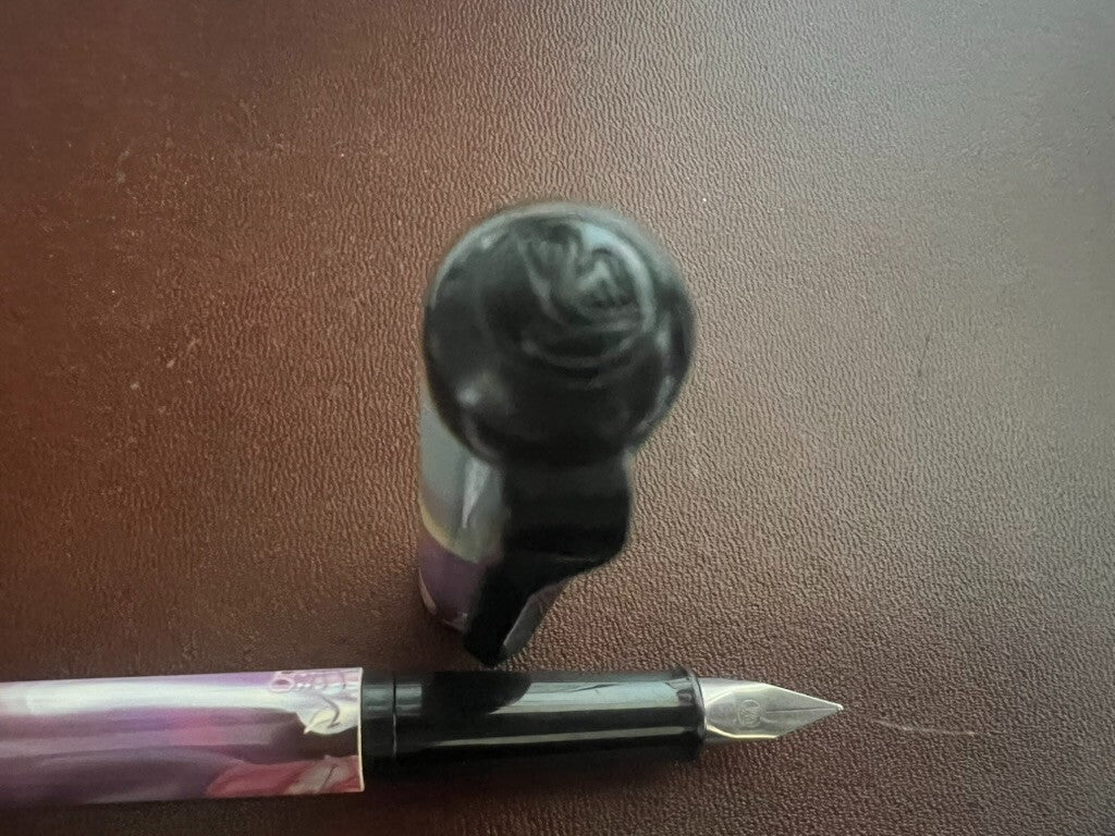🔴 PELIKAN penna stilografica Moovie cartoni animati fumetti mai usata vintage