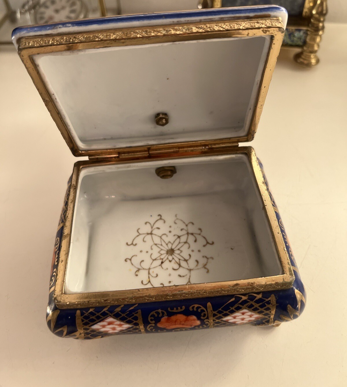 🔴 Porta caramelle biscotti CERAMICA DIPINTO MANO vassoio multi utilizzo vintage