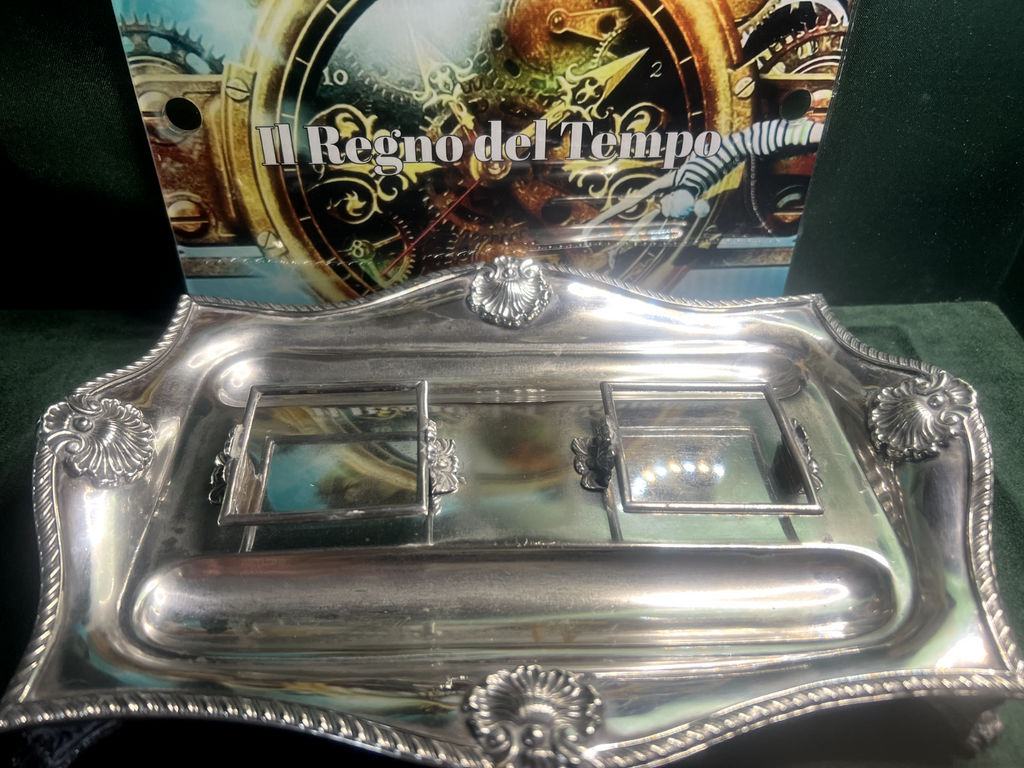 🔴 WALKER & HALL calamaio Sheffield conchiglie esemplare numerato vintage