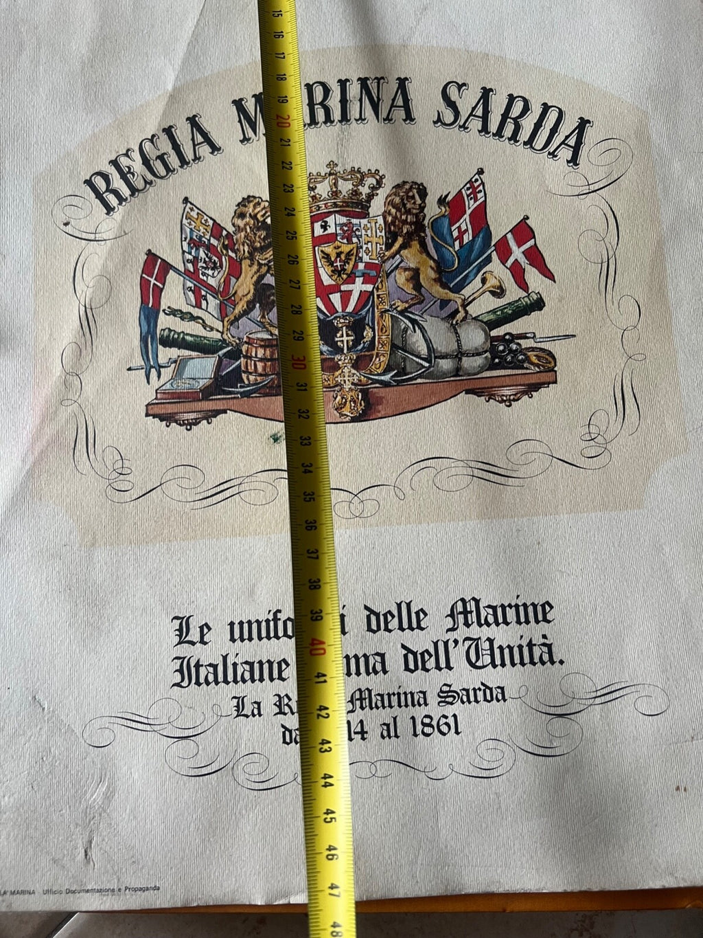 🔴 ITALIAN NAVY 1978 calendar prints of Italian navy uniforms before the unification 