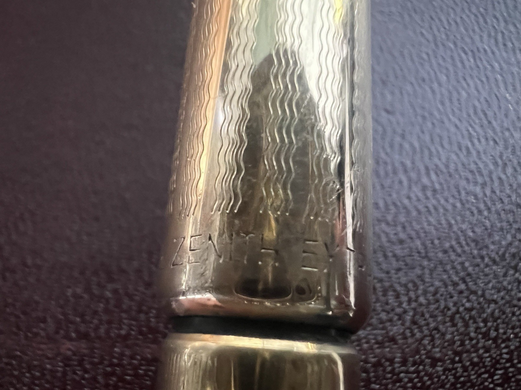 🔴 ZENITH fountain pen Extra GOLD nib writes jewel vintage 1930 C