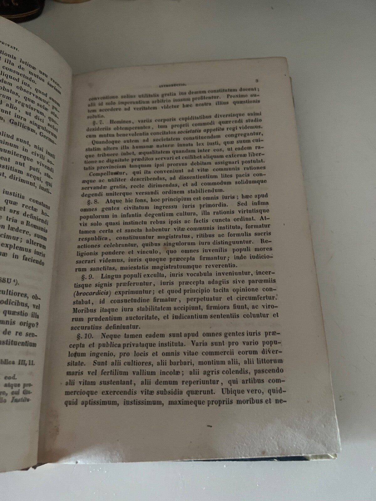 🔴 Book IURIS ROMANI PRIVATE Warnkoenig Latin Adolphi Marci 1860 ANTIQUE RARE 