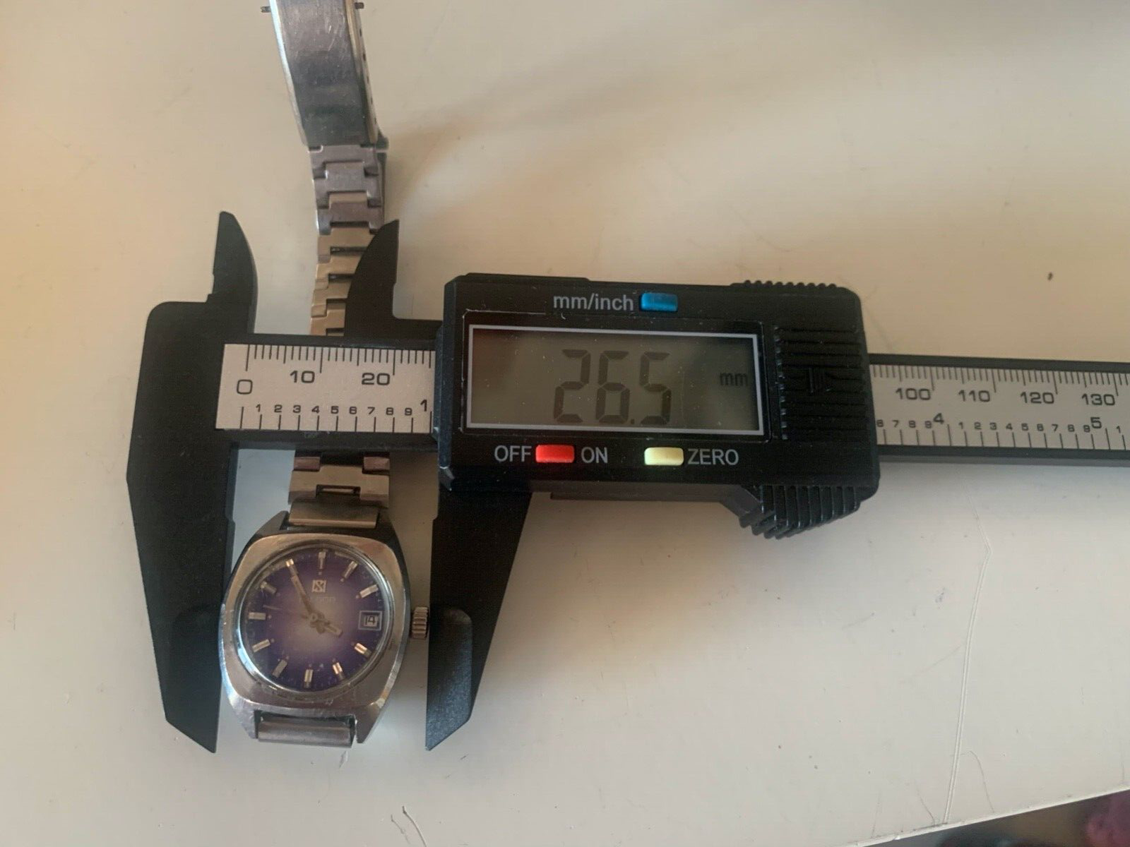 🔴 Orologio donna FULGOR automatico vintage quadrante blu sfumato, funzionante