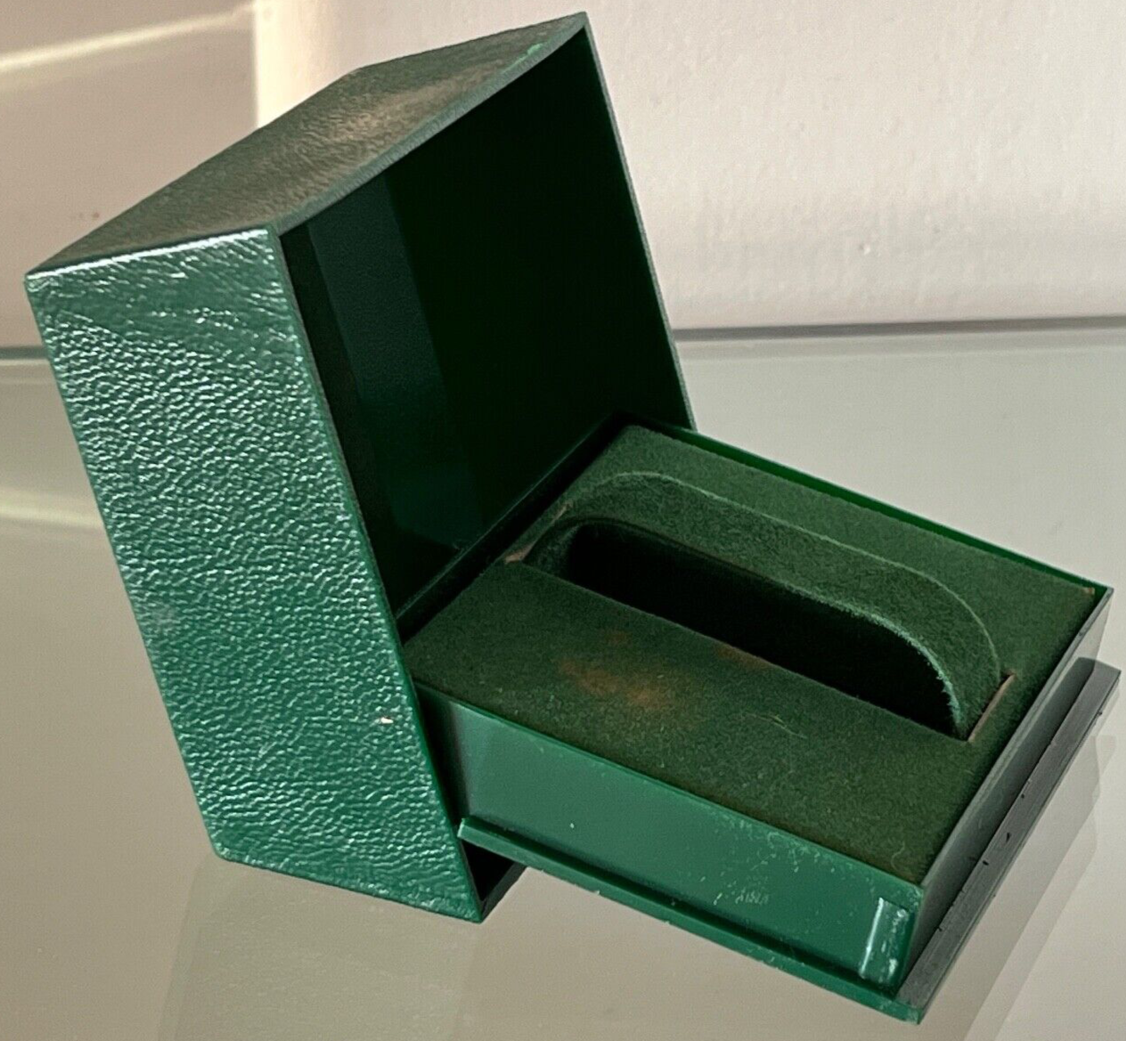 🔴 SENIOR box scatola orologio polso uomo cofanetto custodia con fermo VINTAGE