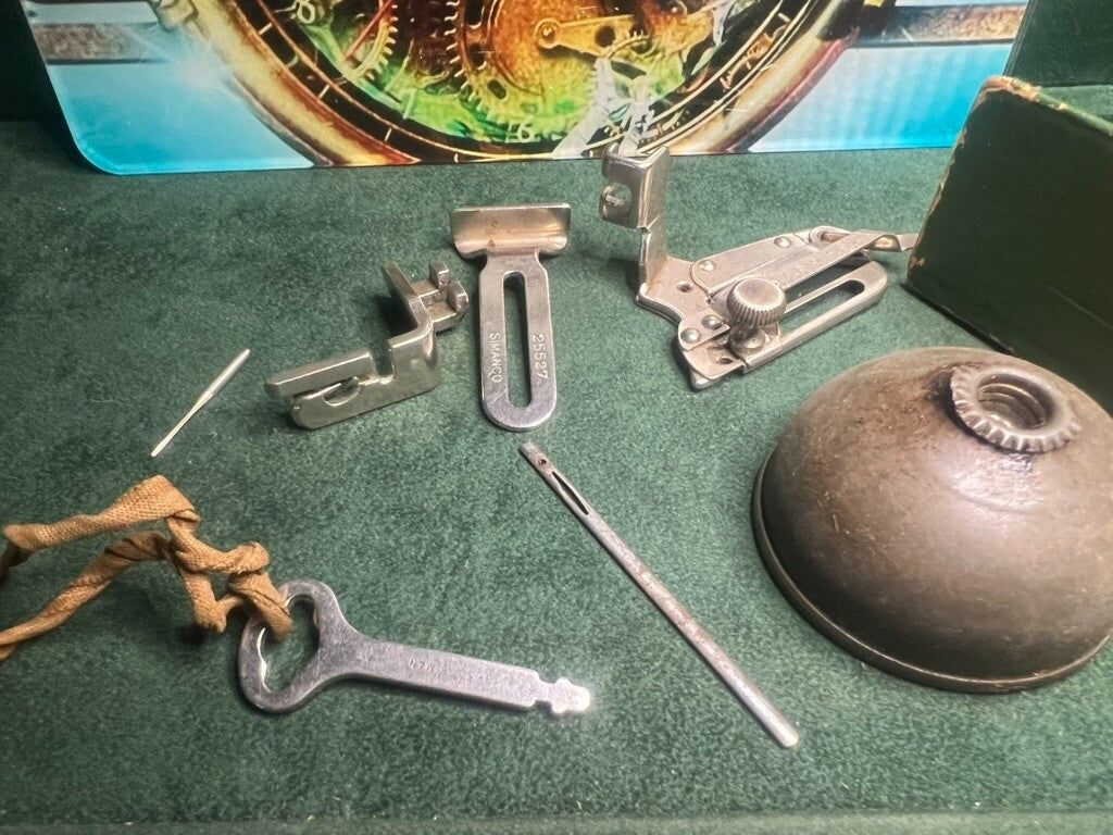 🔴 SINGER Nähmaschinen-Zubehör 15M88 Mechanismen Ersatzteile Zahnräder Vintage 